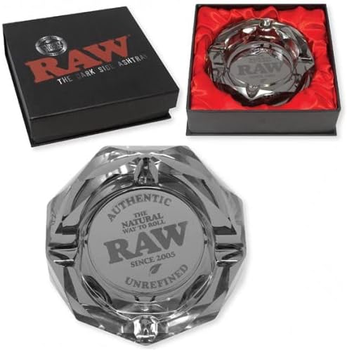 RAW Darkside Glass Ashtray