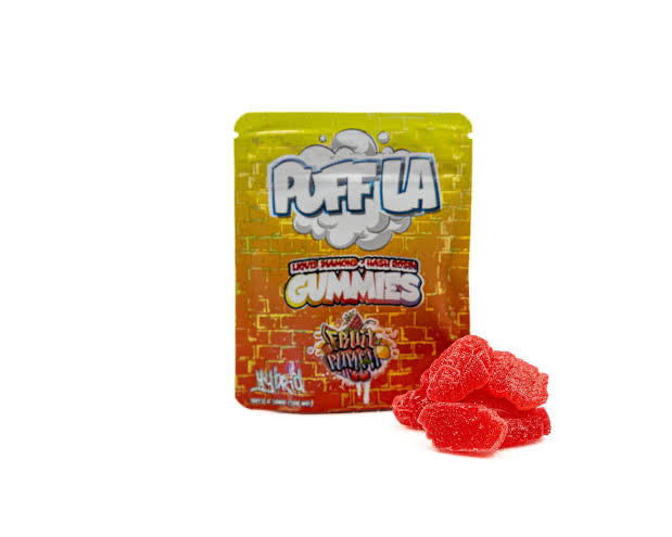 Puff LA Diamond & Hash Rosin Gummies – 500mg THC