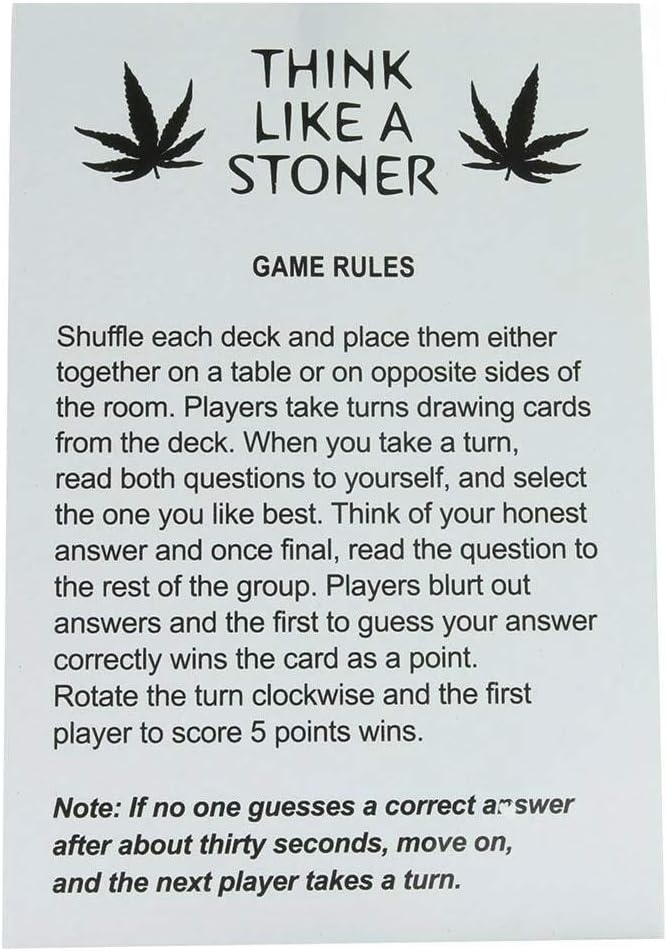 Extreme Personal Questions for Stoners